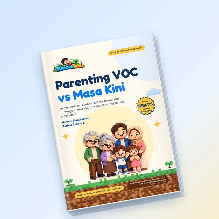 Mockup sampul ebook Parenting VOC vs Masa Kini